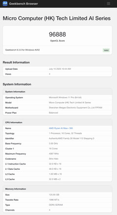 (Źródło obrazu: Geekbench)