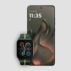 Motorola Edge 2025 i Moto Watch Fit. (Źródło zdjęcia: Motorola)