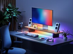 Inteligentny stojak na monitor LED Nanoleaf posiada oświetlenie RGB z dwoma trybami pracy.