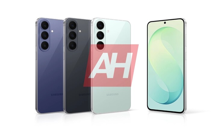 Zdjęcie przedstawia wyciekłą fotografię nadchodzącego modelu Galaxy S26 FE w zielonkawej, czarniawej i niebieskawej palecie barw.