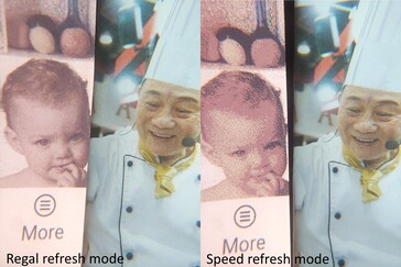 Tryby Regal i Speed w porównaniu z magazynem.