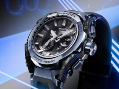 Casio MTG-B4000B-1A2JF (na zdjęciu) ma niebiesko-szare wykończenie IP. (Źródło zdjęcia: Casio)