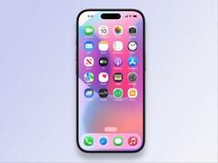 Render przedstawiający zaokrąglone ikony aplikacji z rzekomo bliskiej finalnej wersji iOS 19. (Źródło obrazu: fpt na YouTube)