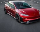 Tesla Model 3 Performance z nieoryginalnym zestawem Aero. (Źródło zdjęcia: Unplugged Performance/X)