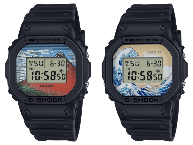 Zegarki Casio G-Shock DW-5600KHG25-1 (po lewej) i DW-5600KHK25-1 (po prawej). (Źródło zdjęcia: Casio)