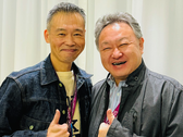 Wizerunek Shuhei Yoshidy z Keiji Inafune.