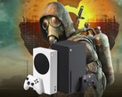 Baner promujący grę „S.T.A.L.K.E.R. 2: Heart of Chornobyl” z konsolami Xbox