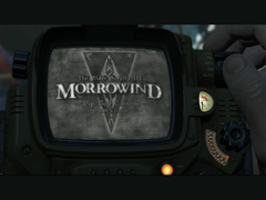 The Elder Scrolls: Morrowind działający na Pip Boy'u z Fallout 4