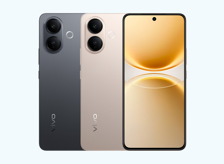 Vivo V70 Lite jest dostępny w złotej i czarnej wersji kolorystycznej
