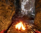 Prolog: Go Wayback! skupi się na temperaturze ciała i potrzebie utrzymania ciepła w dziczy. (Źródło obrazu: Epic Games Store)