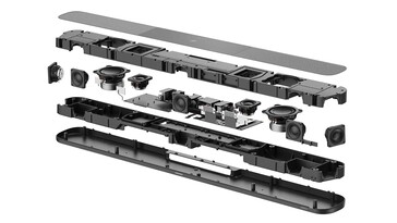 Soundbar Ambeo firmy Sennheiser wykorzystuje 9 starannie ustawionych głośników i wiele procesorów DSP, aby zapewnić wciągający dźwięk (źródło obrazu: Sennheiser)