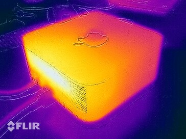 Temperatury powierzchni w teście obciążeniowym (tył)