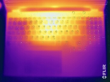 Test naprężeń temperatury powierzchni (górna strona)