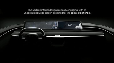 Wnętrze SUV-a Lucid Cosmos