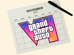 Strona kalendarza z listopada 2026 r. z logo GTA 6 (źródło obrazu: Rockstar Games z poprawkami)