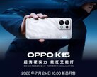 Zdjęcie zapowiadające model Oppo K15