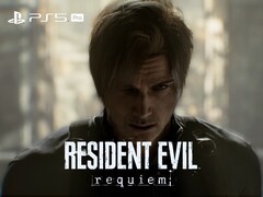 Baner Resident Evil Requiem z Leonem i logo PS5 Pro