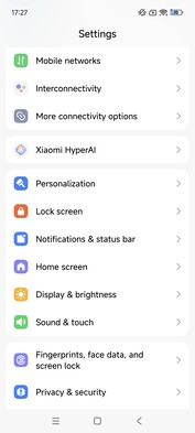 Urządzenie testowe Xiaomi 15S Pro