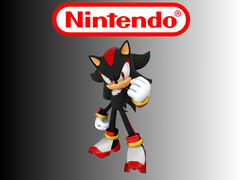 Shadow the Hedgehog poniżej logo Nintendo (źródło zdjęcia: Sega, Nintendo of America z poprawkami)