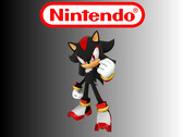 Shadow the Hedgehog poniżej logo Nintendo (źródło zdjęcia: Sega, Nintendo of America z poprawkami)