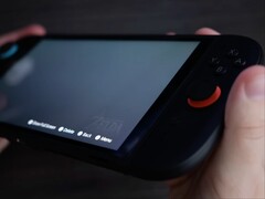 Podświetlenie na ekranie LCD Switch 2. (Źródło obrazu: Digital Foundry na YouTube)
