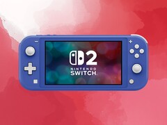 Logo Switch 2 widoczne na konsoli Switch Lite