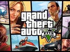 Ekran tytułowy gry GTA 5.