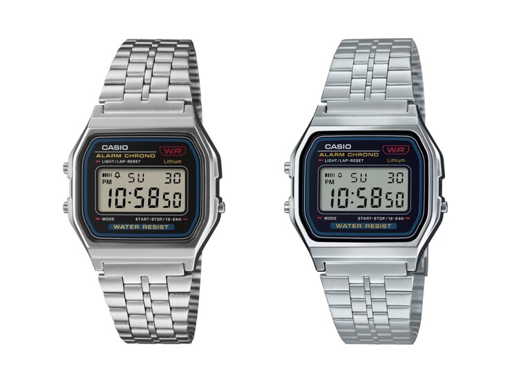 Zegarki Casio Vintage A159WE-1 (po lewej) i A159WA-N1 (po prawej)