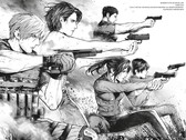 Oficjalna grafika z gry „Resident Evil: Death Island”, tom 1.