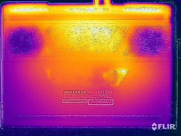 Test naprężeń temperatury powierzchni (dół)