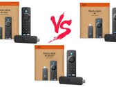 Fire TV Stick 4K Max, Fire TV Stick 4K i Fire TV Stick 4K Select składają się na kije strumieniowe Amazon, które mogą przesyłać strumieniowo w 4K. (Źródło obrazu: Amazon)
