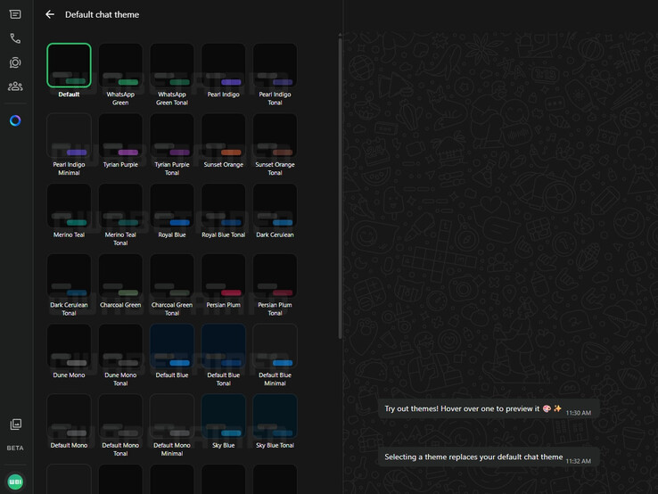 WhatsApp testuje motywy dla swojej aplikacji internetowej