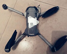 Zdjęcie rzekomego prototypu DJI Air 4 z początku 2025 roku.