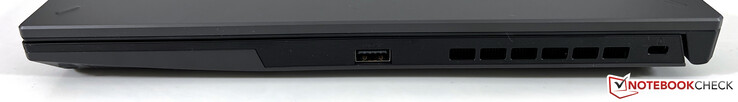 prawo: USB-A 3.2 Gen.1 (5 GBit/s), port Kensington Security