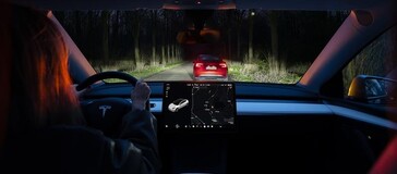 Adaptacyjne reflektory Tesla Spring Update 2025