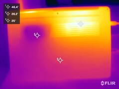 Spód podczas testu warunków skrajnych