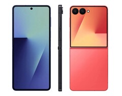 Samsung Galaxy Z Flip7 będzie dostępny w kolorze niebieskim, czerwonym i czarnym. (Źródło zdjęcia: Evan Blass)