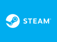Logo Steam na niebieskim tle (źródło obrazu: Valve)
