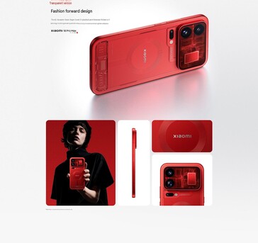 Model Xiaomi 18 Pro Max jest również dostępny w limitowanej edycji w kolorze przezroczystej czerwieni.