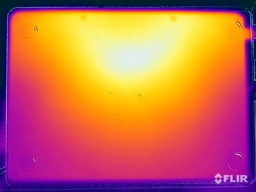 Test naprężenia temperatury powierzchni (dół)