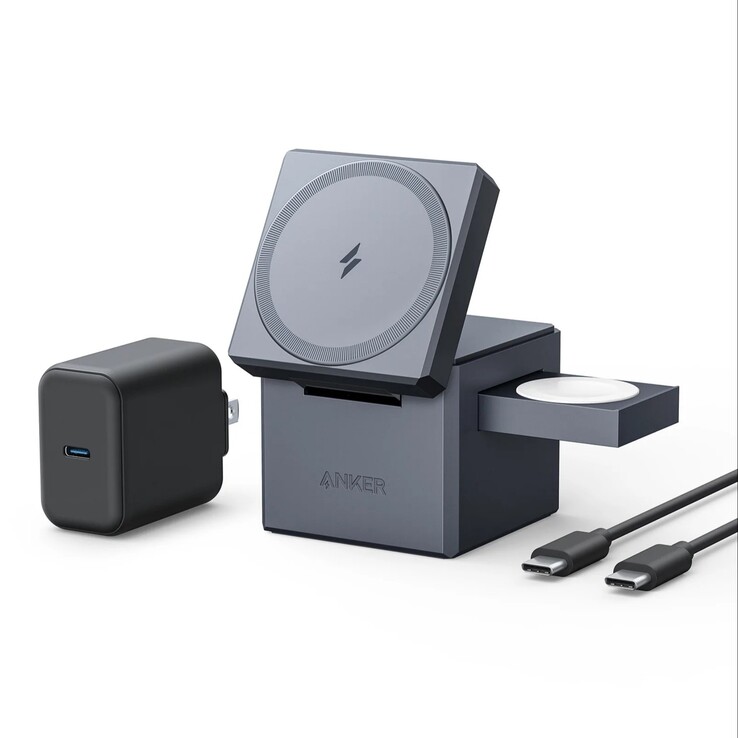 Anker 3-in-1 Cube z MagSafe. (Źródło obrazu: Anker)