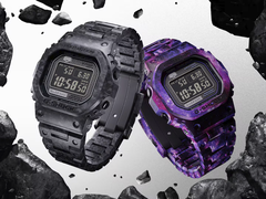 Stylizowany obraz Casio G-Shock GCW-B5000UN-1 i GCW-B5000UN-6.