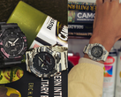 Na zdjęciu - Casio G-Shock GA-2100CM-8A i GA-2100CM-5A (po lewej) oraz GA-2100CM-5A (po prawej).