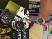 Na zdjęciu - Casio G-Shock GA-2100CM-8A i GA-2100CM-5A (po lewej) oraz GA-2100CM-5A (po prawej).