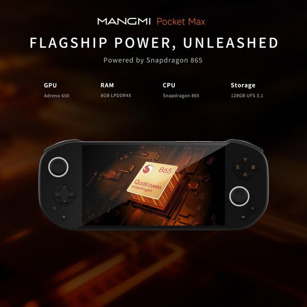 Mangmi Pocket Max będzie napędzany procesorem Snapdragon 865. (Źródło obrazu: Mangmi)