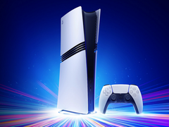 Obraz PS5 wraz z kontrolerem Dualsense.