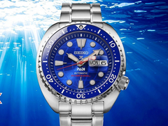 Zdjęcie promocyjne nowego zegarka Seiko x PADI Prospex