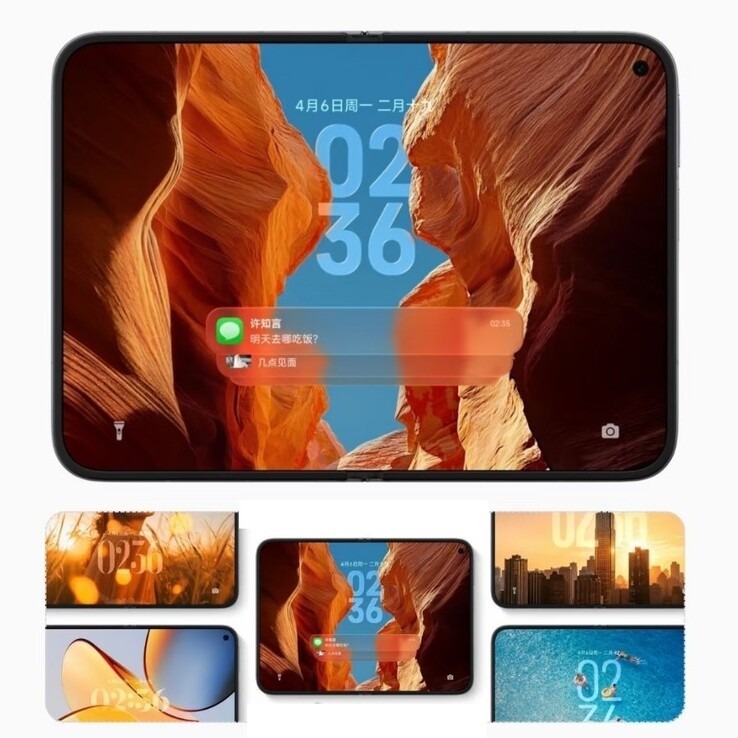 Po raz pierwszy zaprezentowano wewnętrzny wyświetlacz o proporcjach 7:5 w modelu Xiaomi Mix Fold 5.