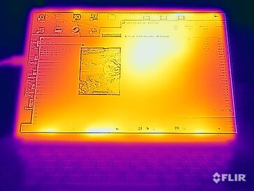 Test naprężeń temperatury powierzchni (przód)