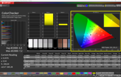 CalMAN ColorChecker (Profil: P3)